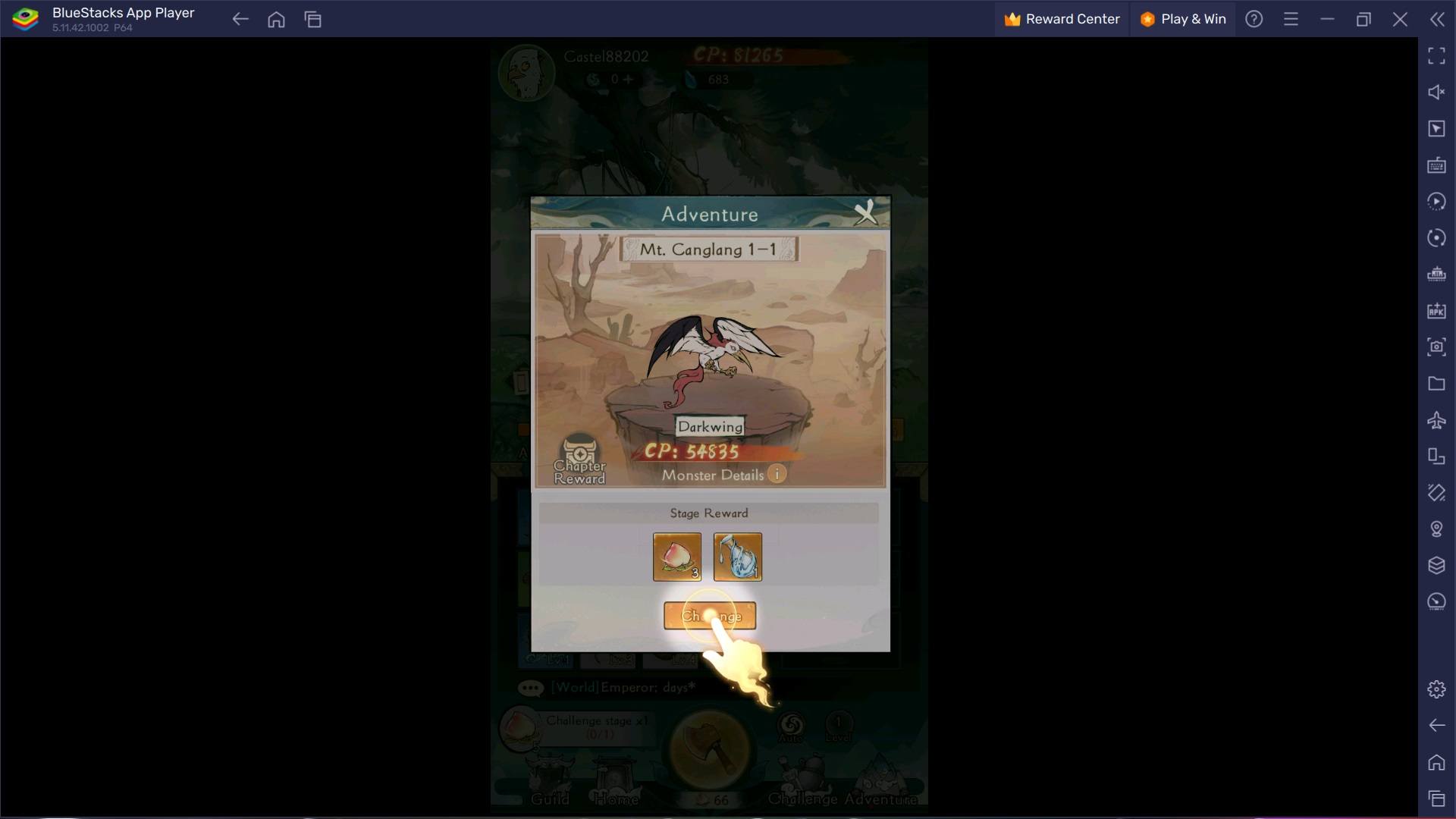 Panduan Cara Bermain Nobody’s Adventure Chop-Chop di PC Menggunakan Bluestacks