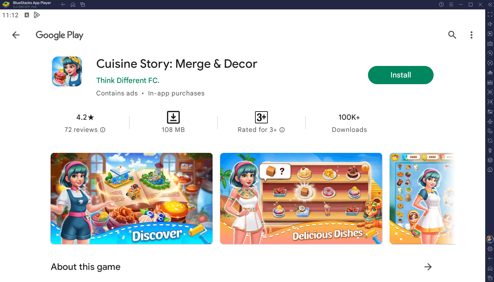 How to Install and Play Cuisine Story: Merge & Decor on PC with BlueStacks