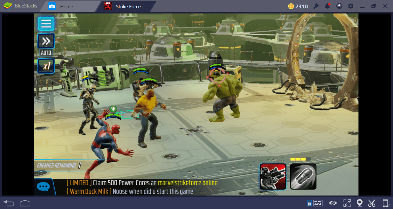 MARVEL Strike Force on PC: Combat System and Status Effects