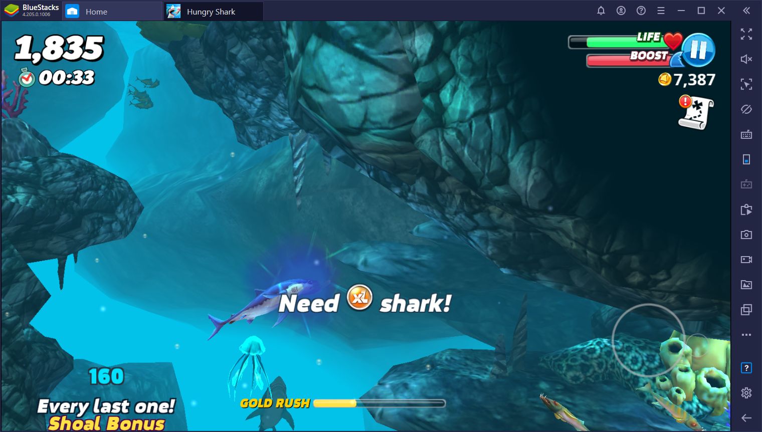 Everything you need to know about playing Hungry Shark World on PC with  BlueStacks