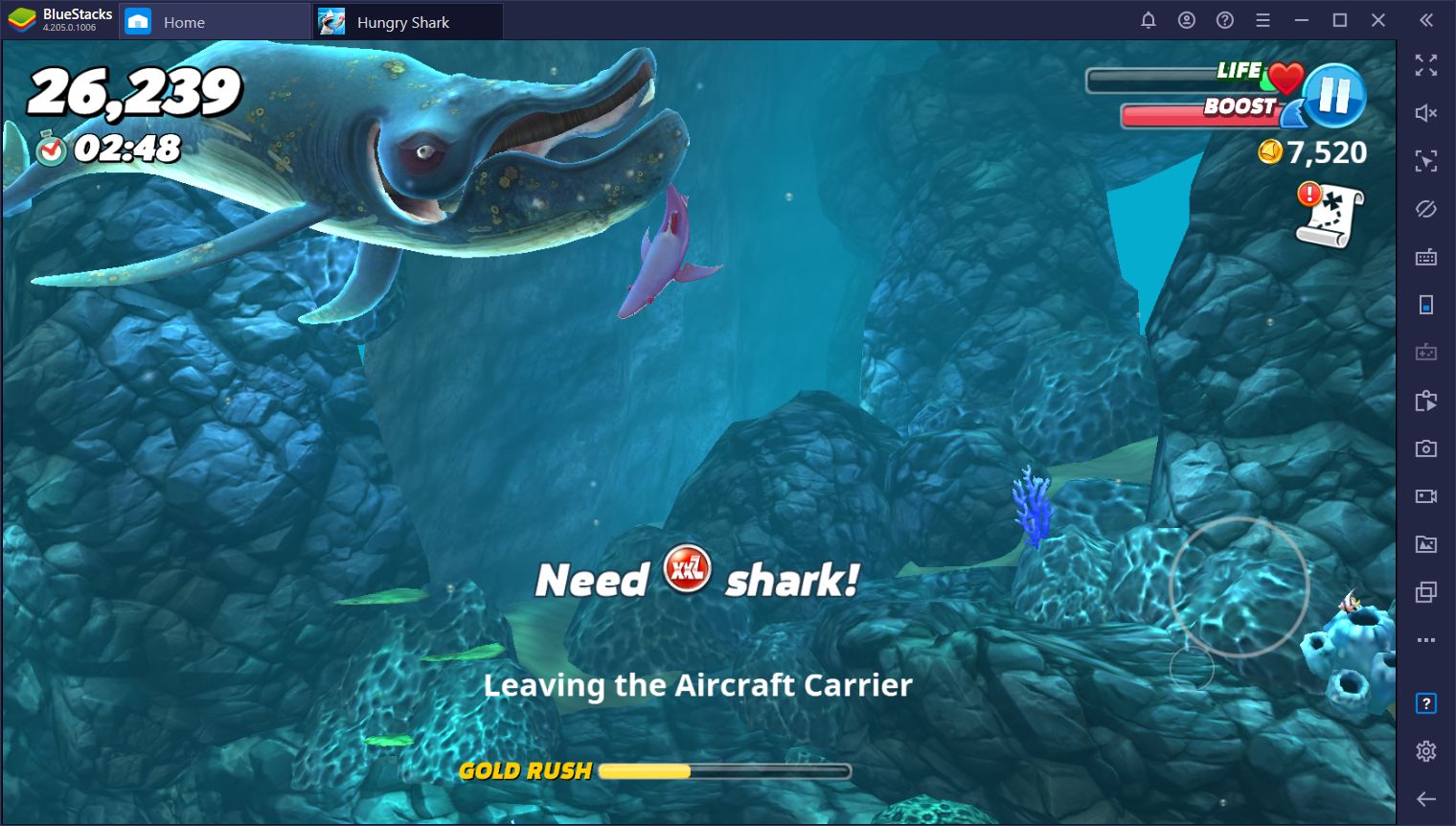 Everything you need to know about playing Hungry Shark World on PC with  BlueStacks