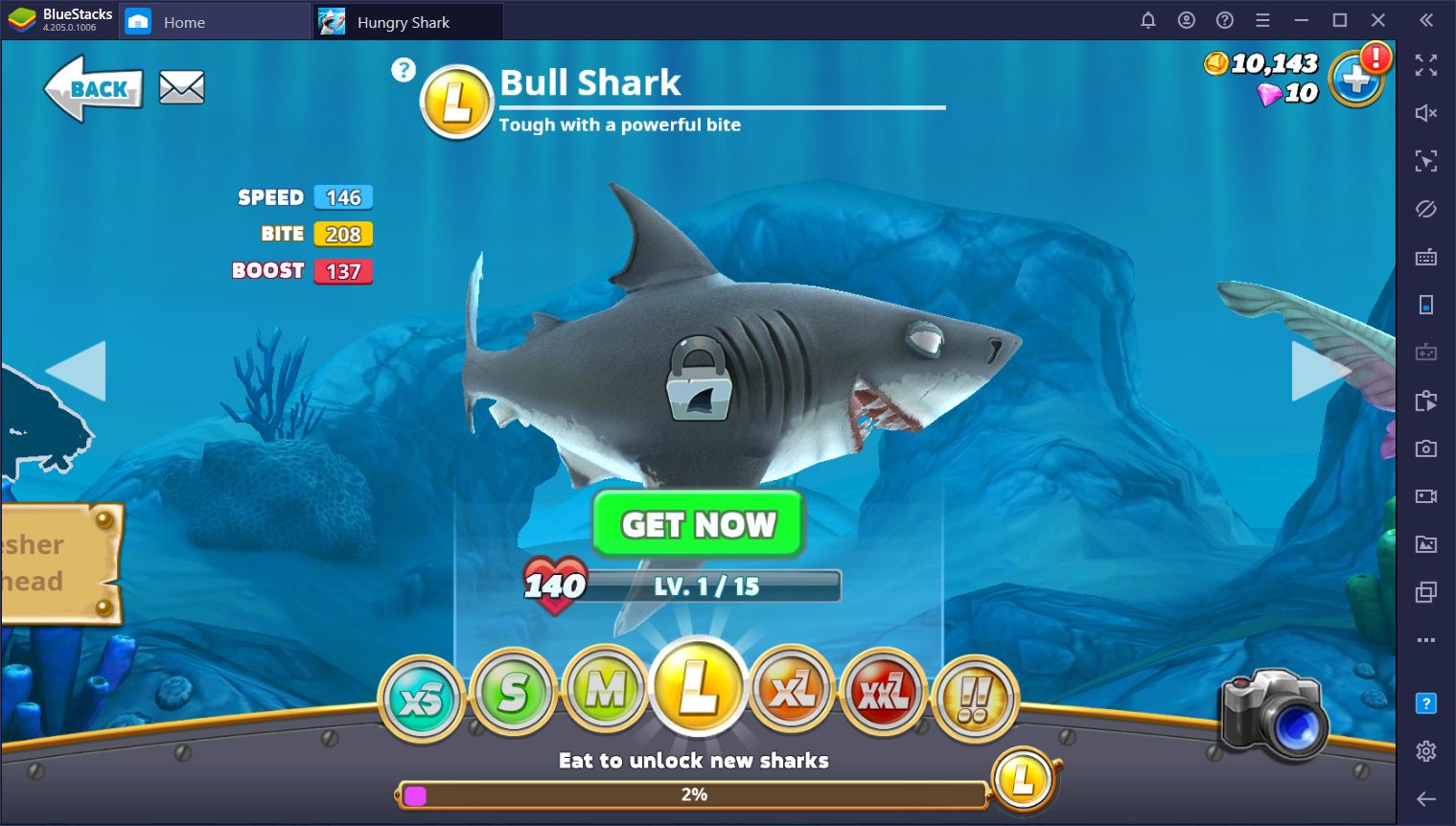 Hungry Shark World - A Guide on the Different Sharks and Size Categories