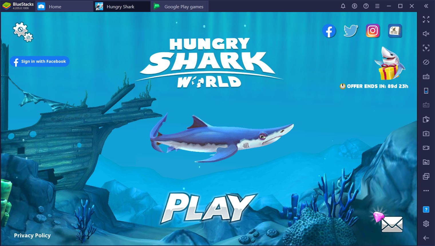 How to Play Hungry Shark World on PC