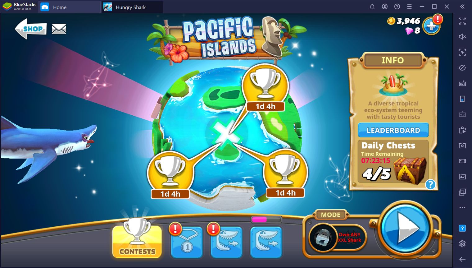 Everything you need to know about playing Hungry Shark World on PC with  BlueStacks