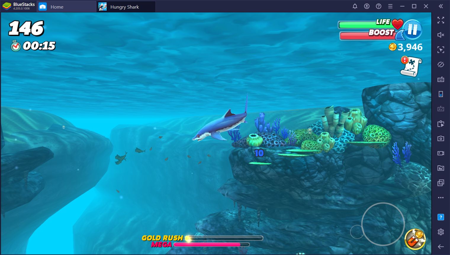 Download & Play Hungry Shark World on PC & Mac (Emulator)