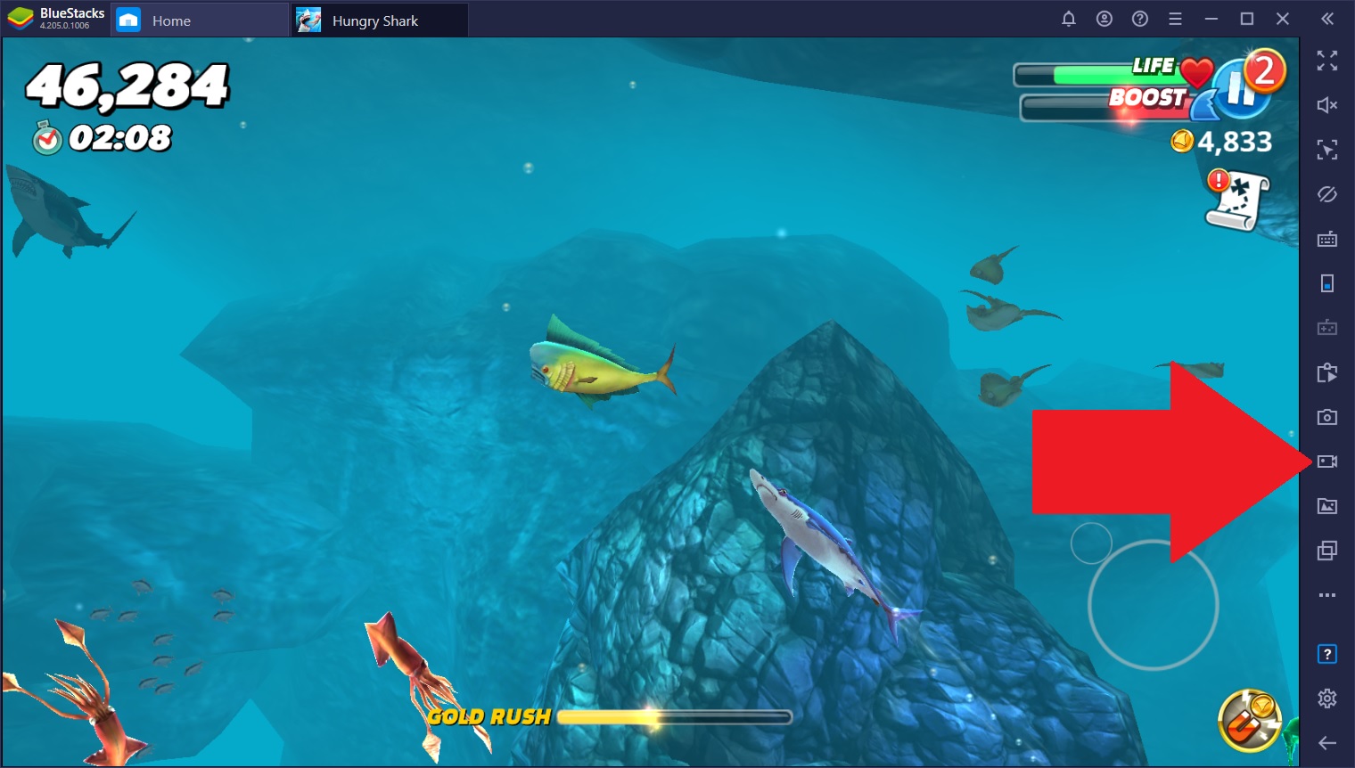 Everything you need to know about playing Hungry Shark World on PC