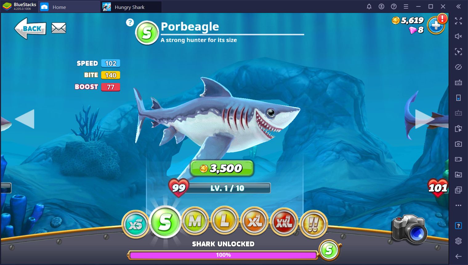 Everything you need to know about playing Hungry Shark World on PC with  BlueStacks