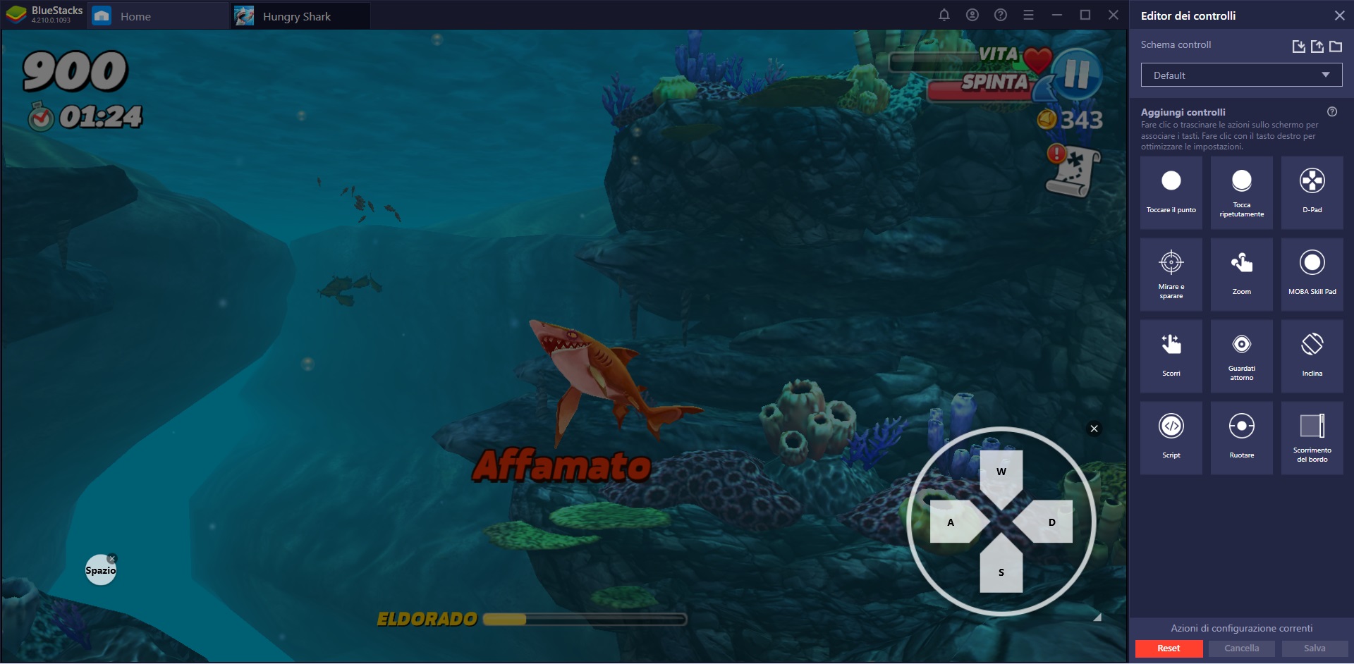 Hungry Shark World è disponibile su PC con Bluestacks