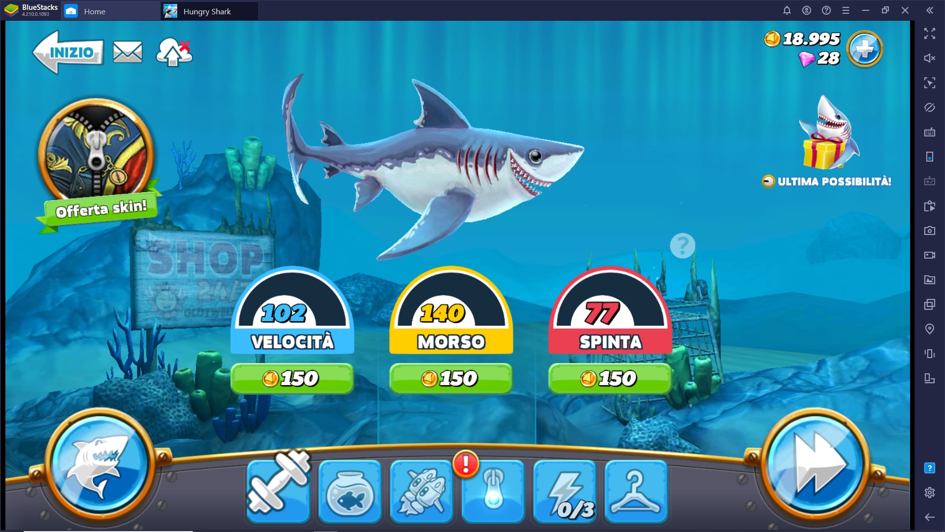 5 motivi per provare subito Hungry Shark World!