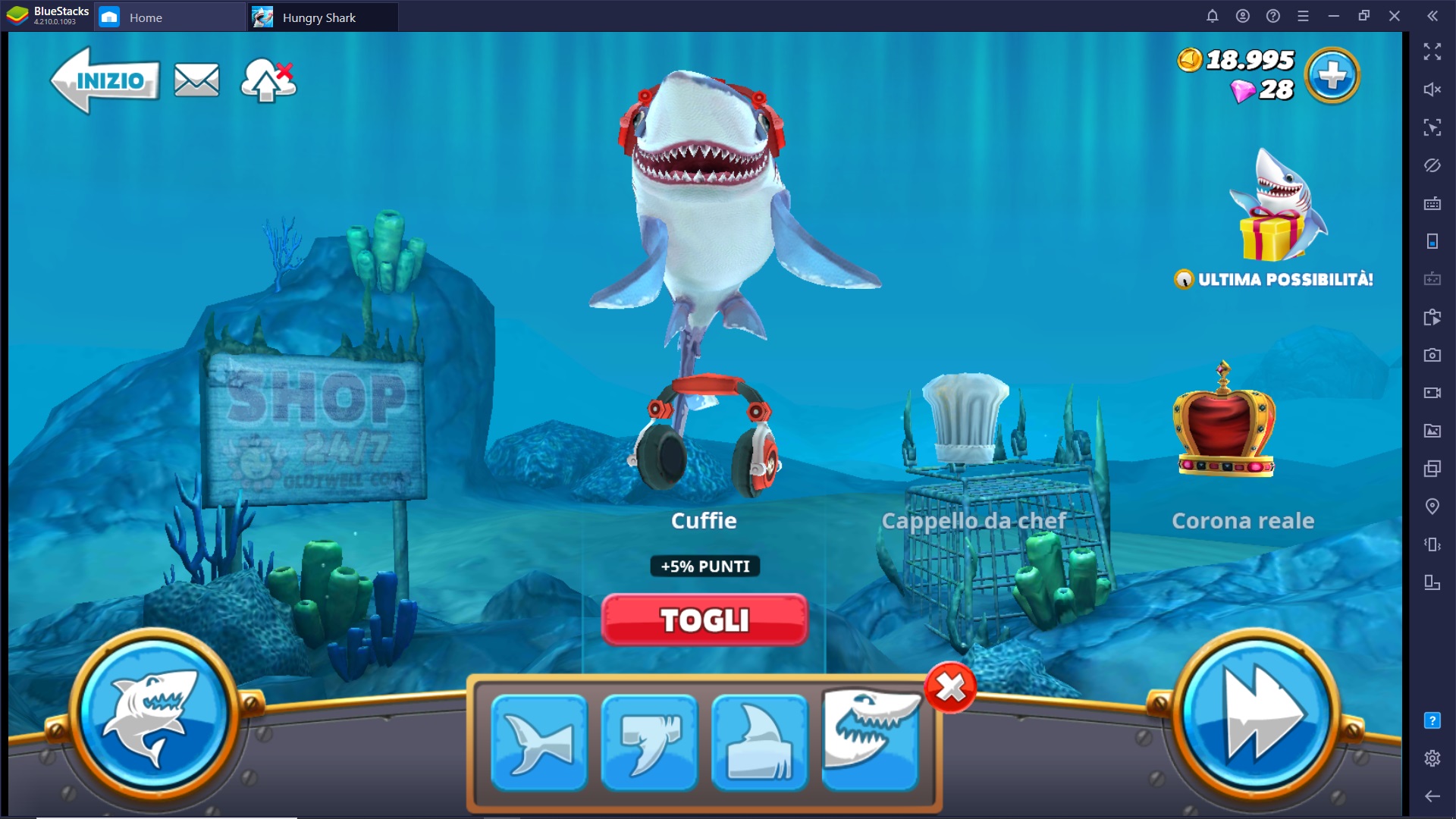 5 motivi per provare subito Hungry Shark World!