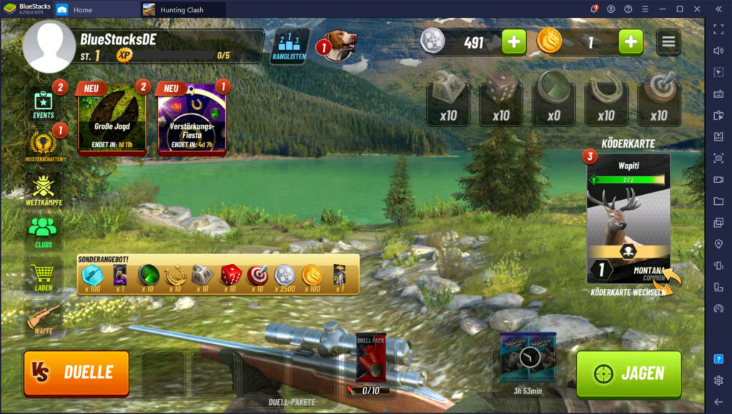Hunting Clash Jagdspiel auf dem PC Ein AnfängerGuide BlueStacks
