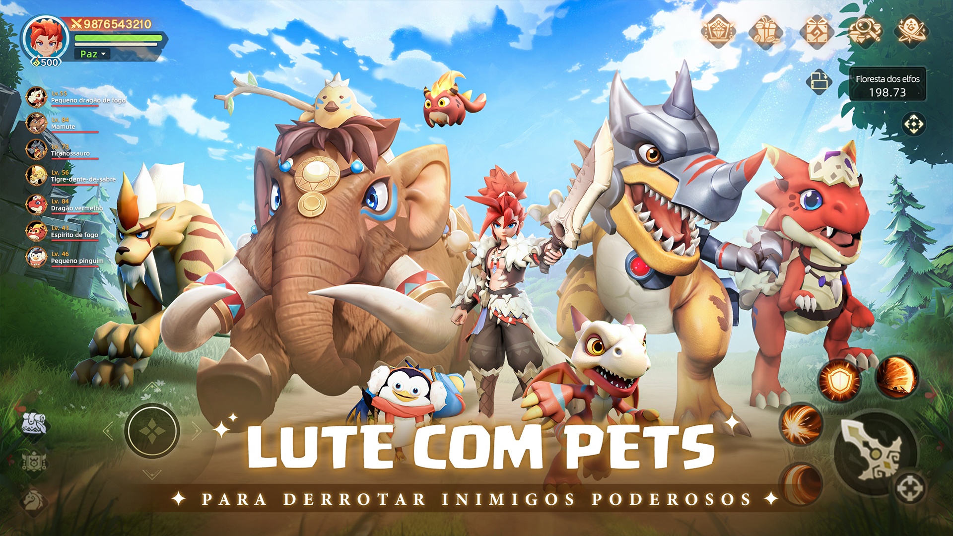 Huntopia - Lista de níveis para os mascotes mais fortes do jogo