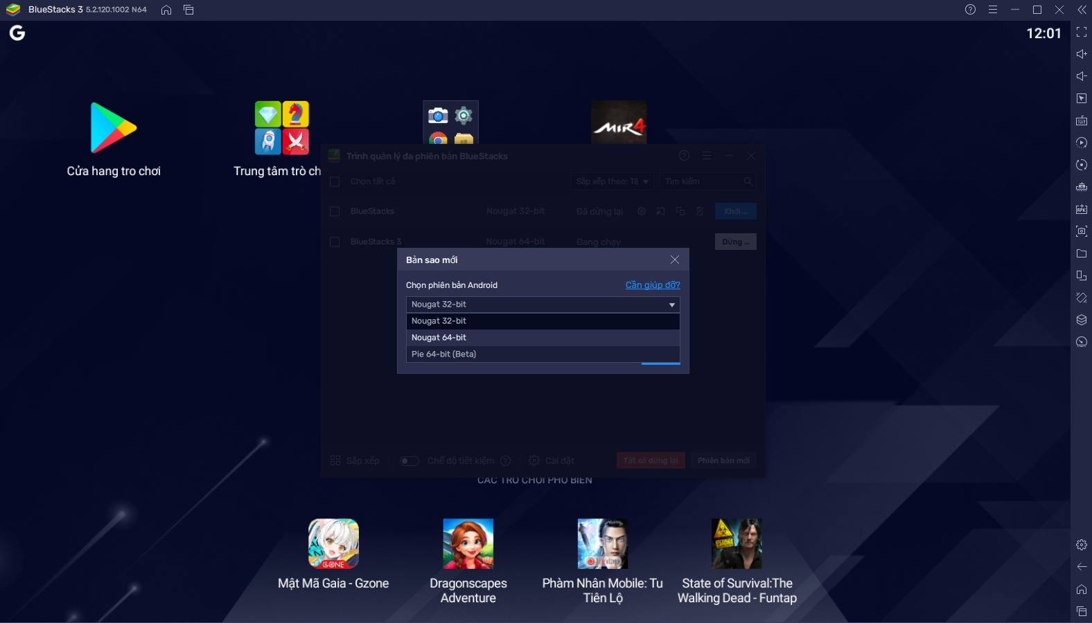 Hướng dẫn thiết lập chơi MIR4 trên PC bằng BlueStacks