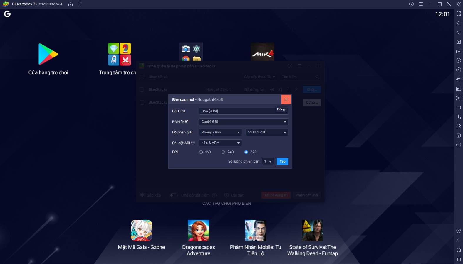 Hướng dẫn thiết lập chơi MIR4 trên PC bằng BlueStacks