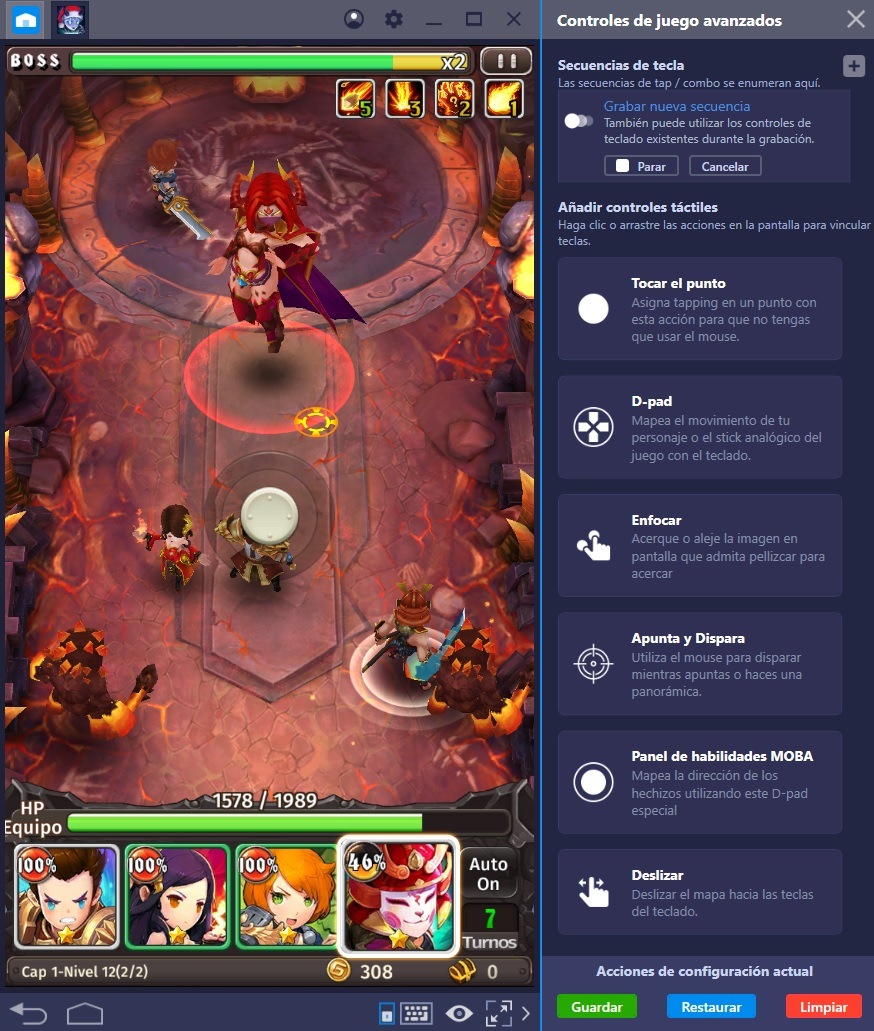 Eleva tu Juego en Hyper Heroes: Marble-Like RPG con la Tecla de Combo de BlueStacks 4