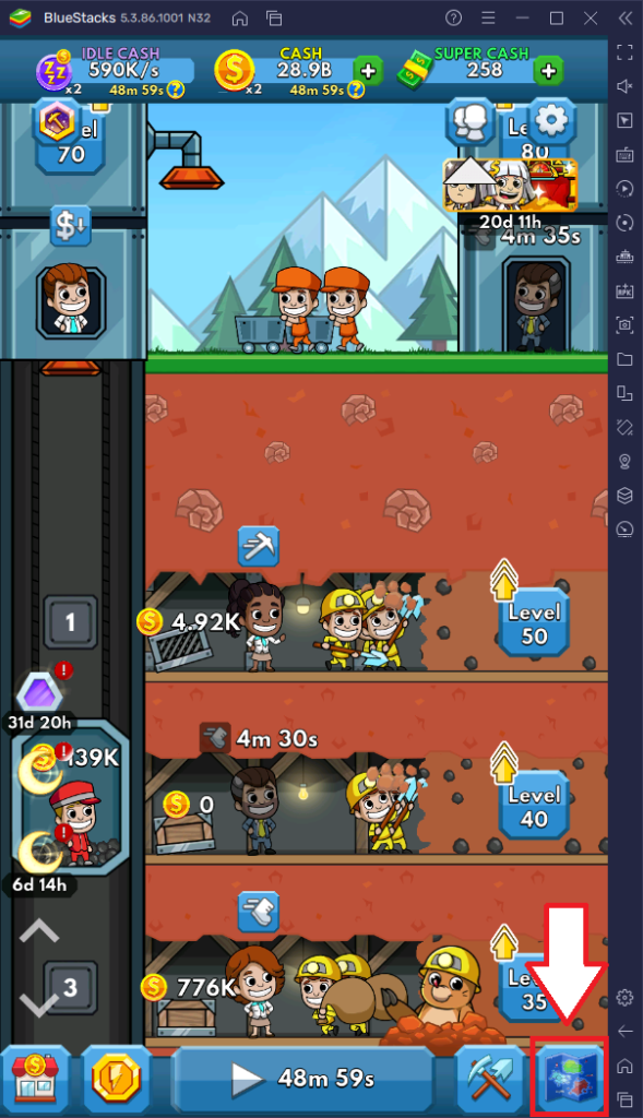 Tips to Get More Cash Quickly in Idle Miner Tycoon BlueStacks