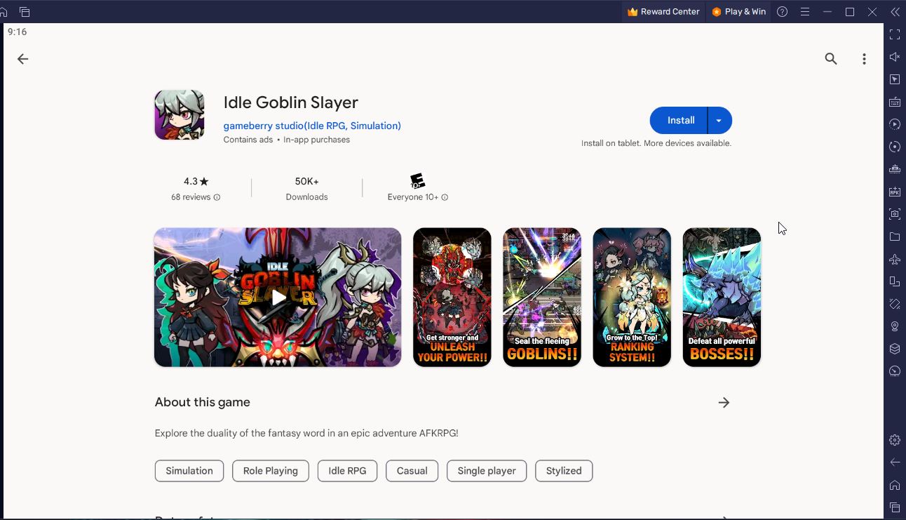 Download & Play Idle Slayer on PC & Mac (Emulator)