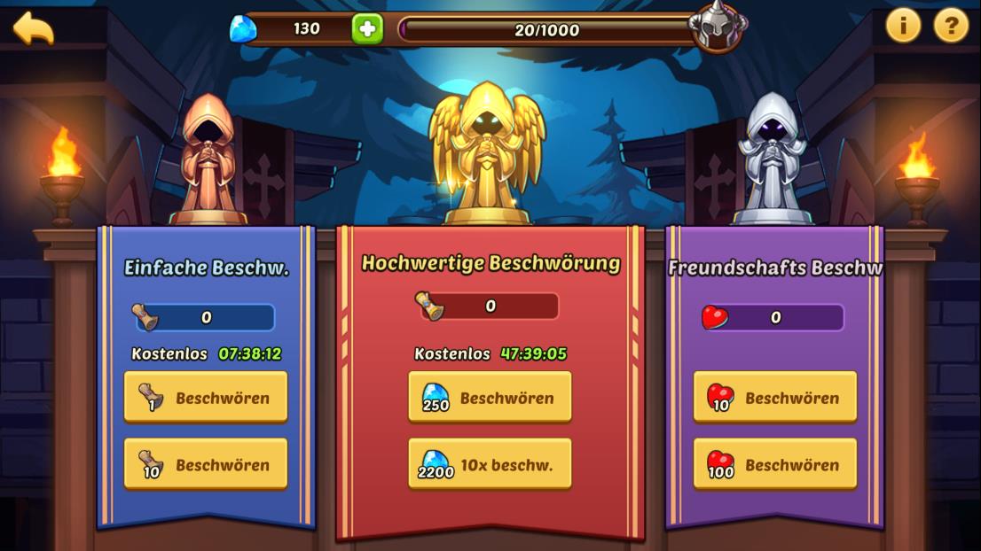 Ein Guide zu den wiederkehrenden Events bei Idle Heroes