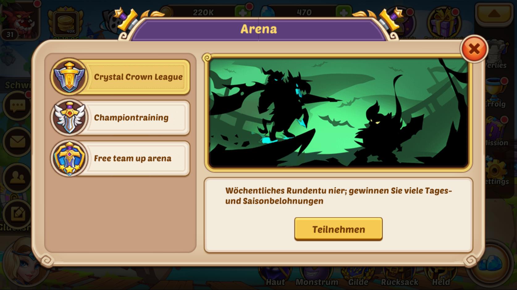 Ein Guide zu den wiederkehrenden Events bei Idle Heroes