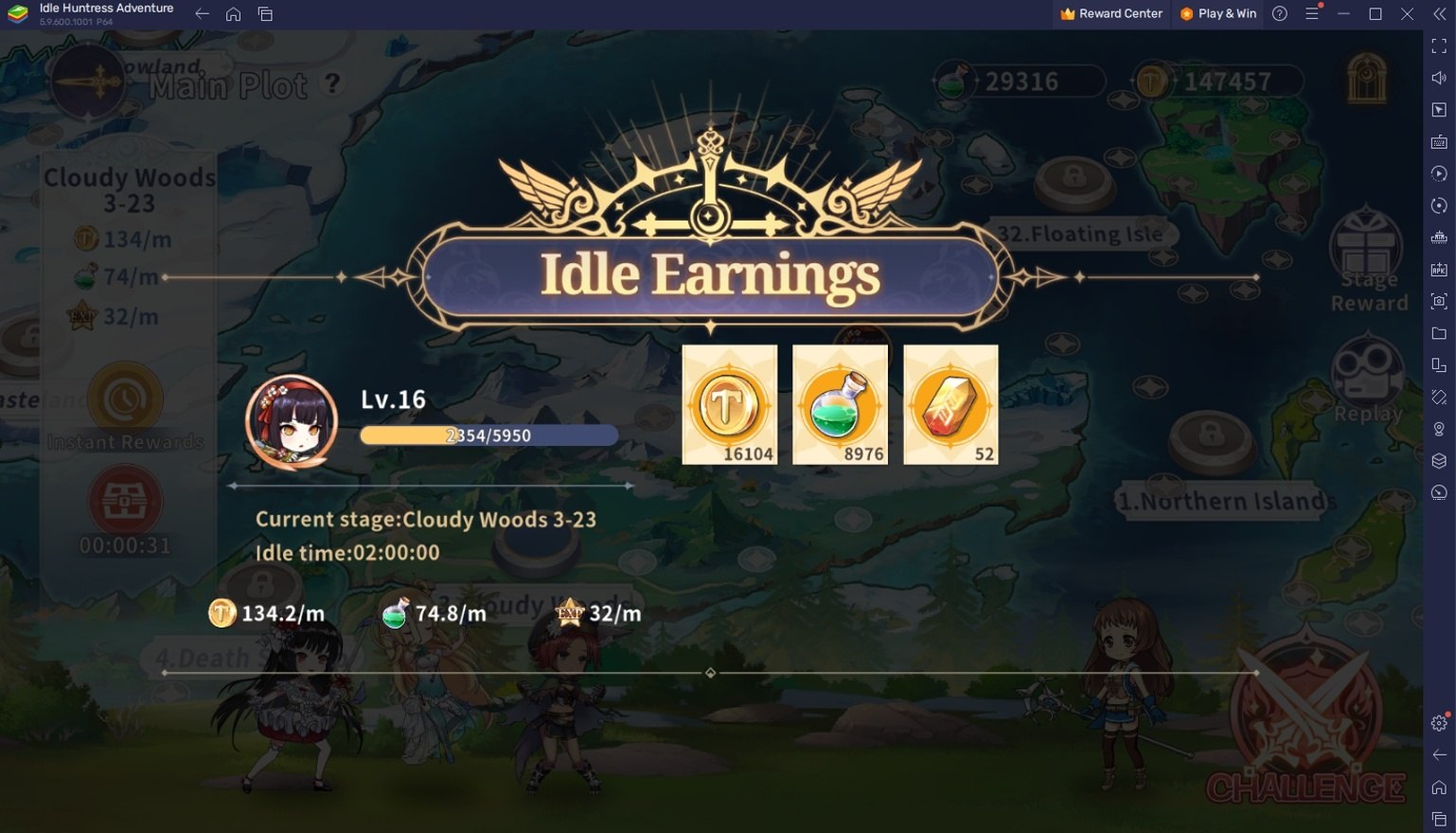 BlueStacks' Guide für Anfänger zum Spielen von Idle Huntress: Adventure