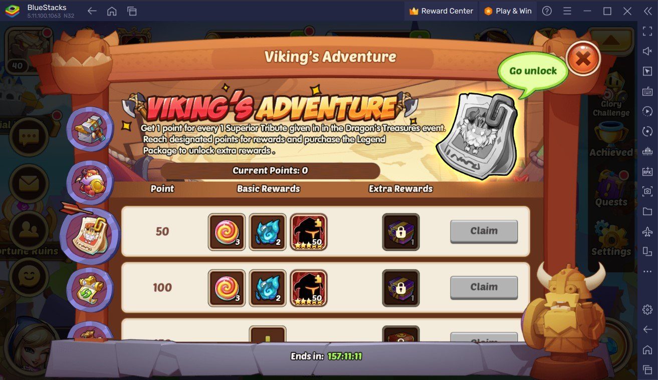 Idle Heroes – Les Evénements de la Saga des Vikings liés à la Mise à Jour de Juin