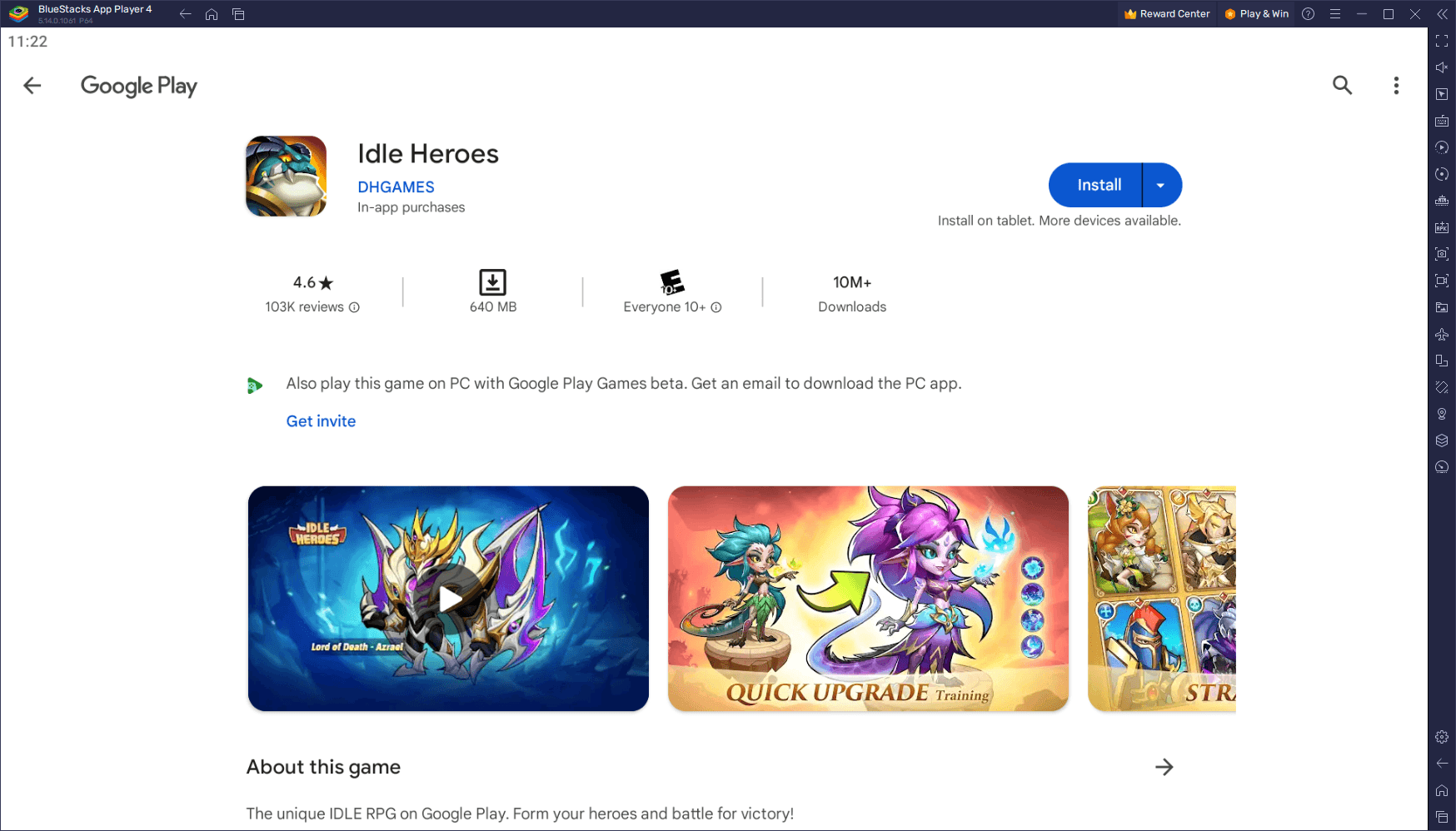 Comment Jouer à Idle Heroes sur PC avec BlueStacks