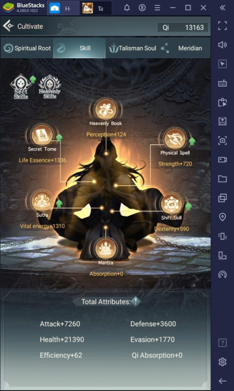 Le Guide de BlueStacks des Attributs dans Immortal Taoists