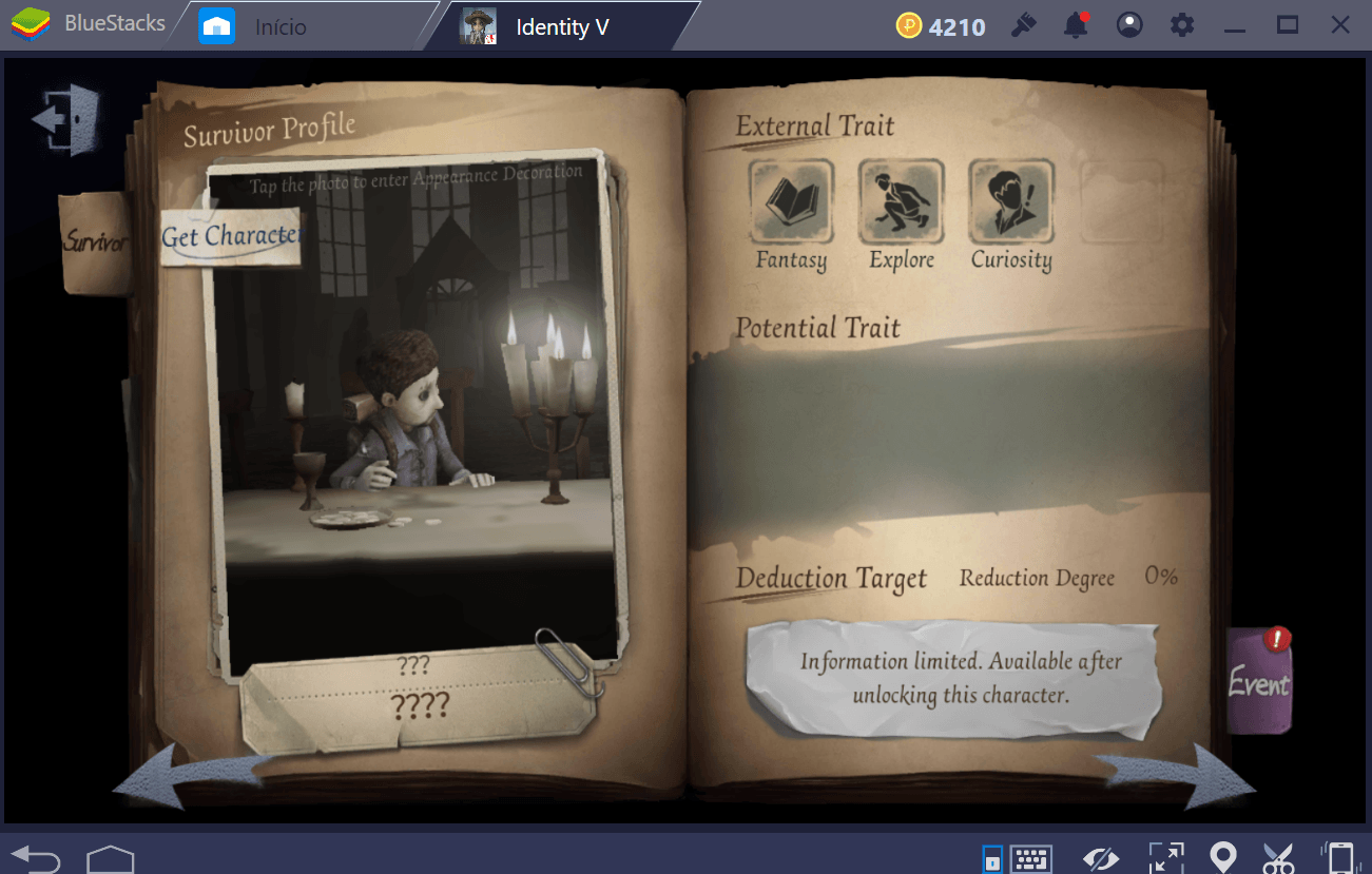 Guia de talentos e habilidades em Identity V