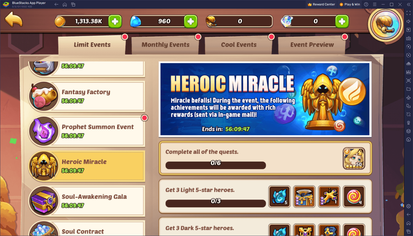 Idle Heroes August 25 Update - New Events and Rewards