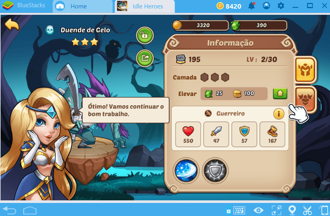 Guia de Heróis para Idle Heroes