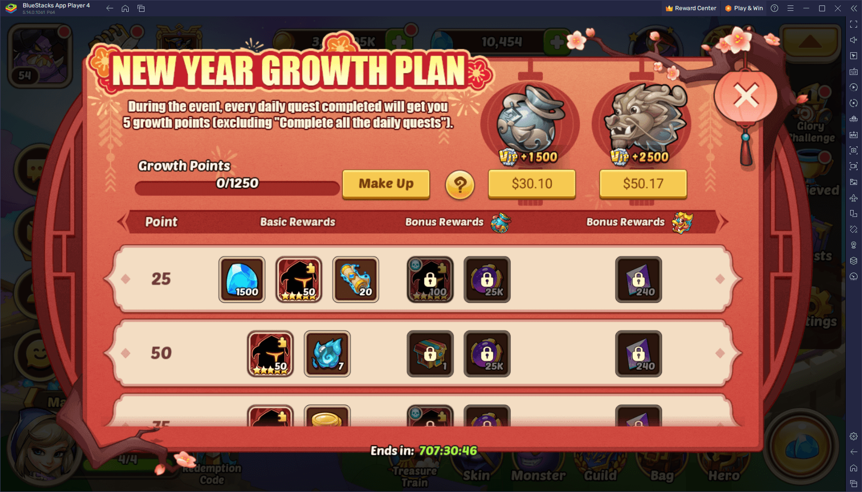 Idle Heroes Event Calendar 2025