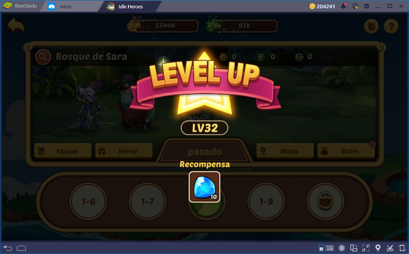 Sacando Provecho al Administrador de Instancias de BlueStacks en Idle Heroes