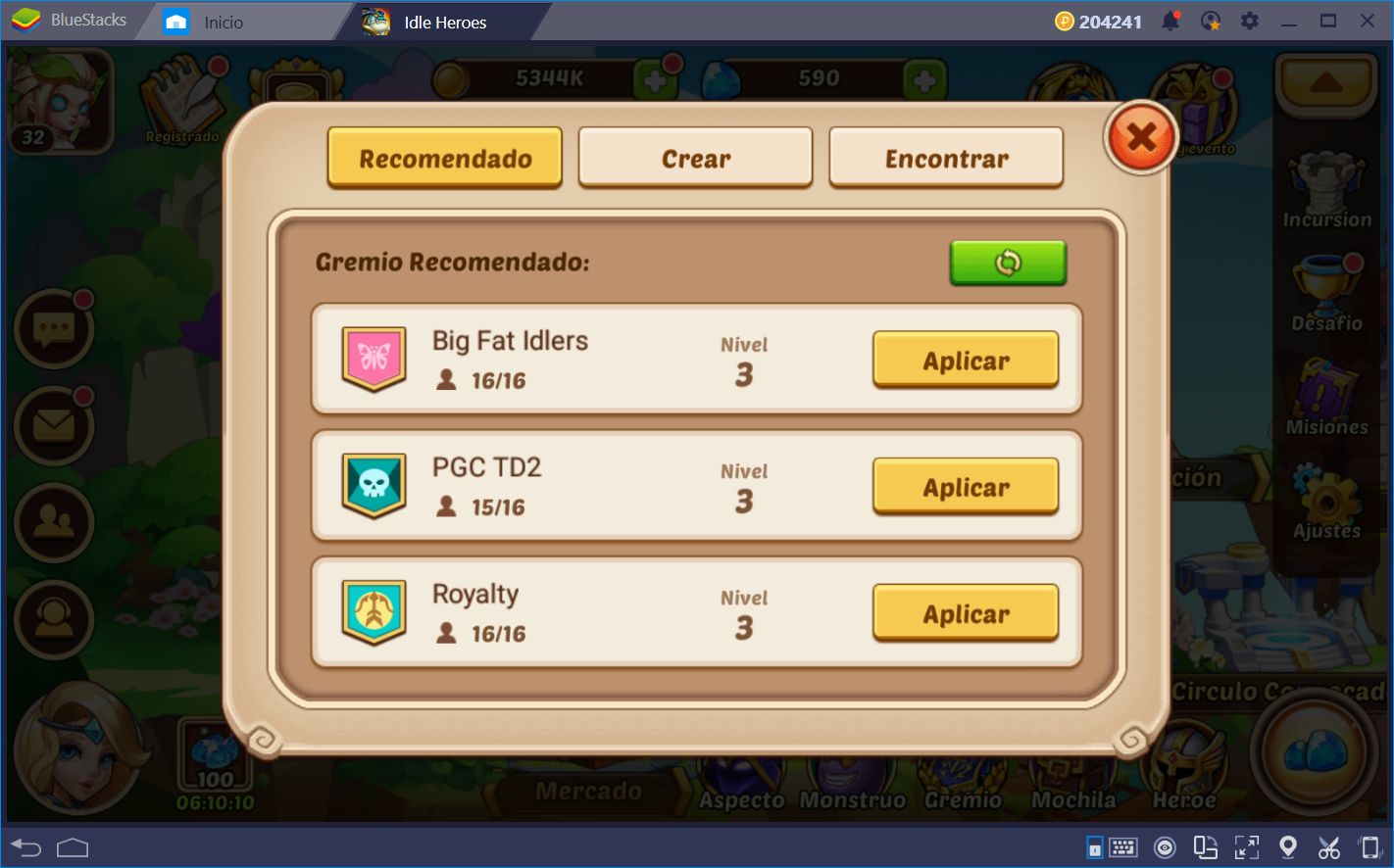 Sacando Provecho al Administrador de Instancias de BlueStacks en Idle Heroes