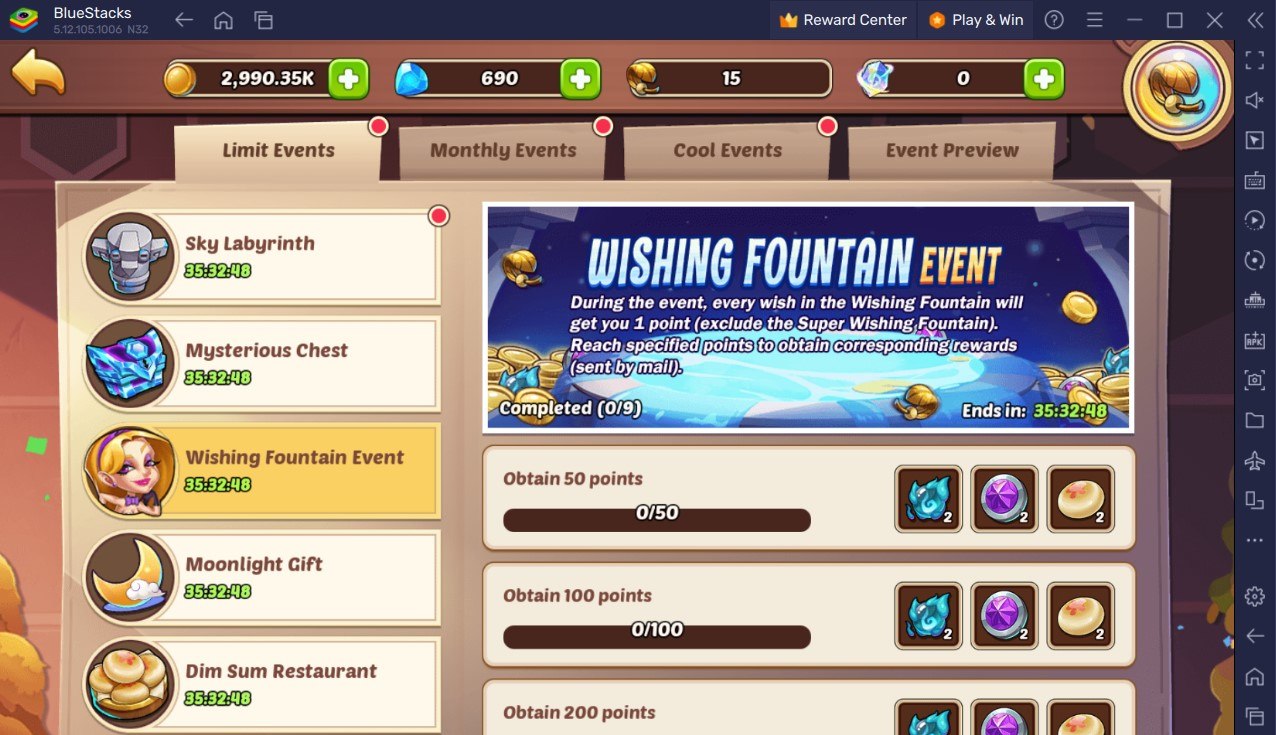 Idle Heroes Event Calendar 2025