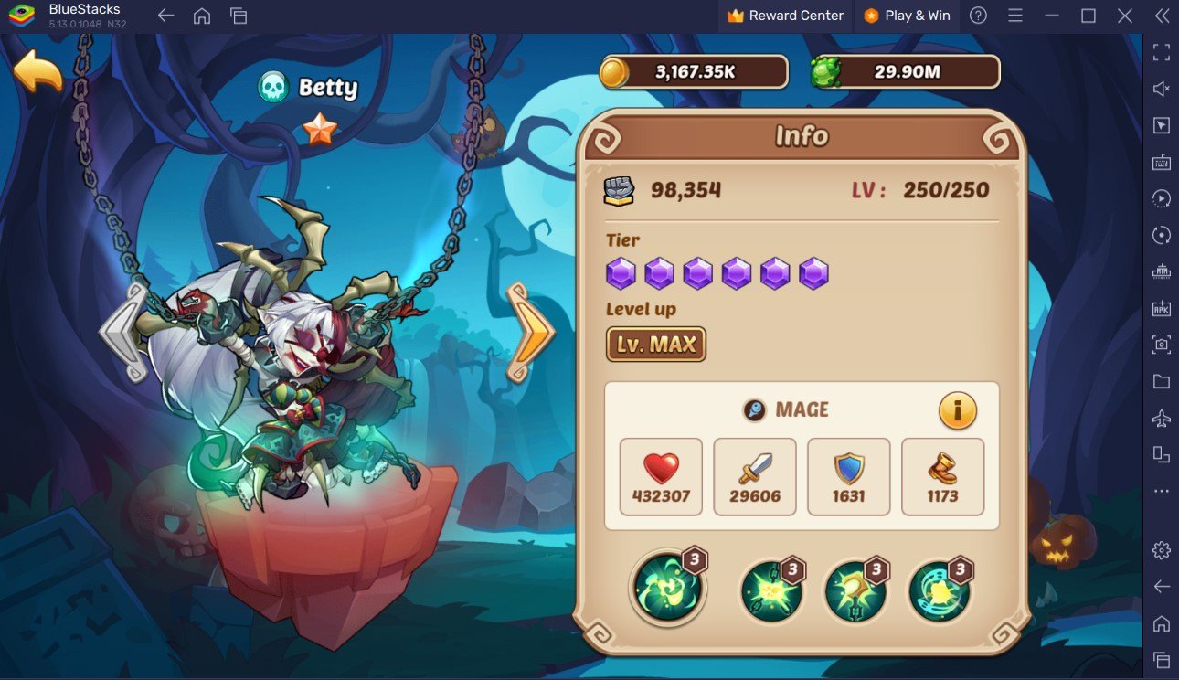 Idle Heroes – New Transcendence Hero Therapist of Blood Betty and Exciting Events