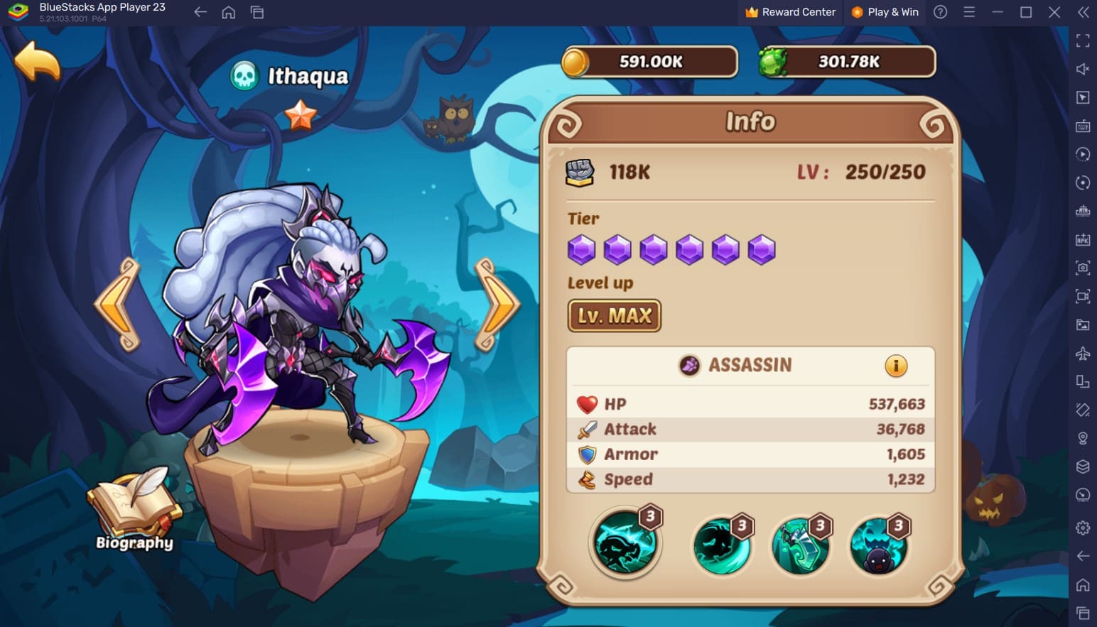 Idle Heroes - lista poziomów dla najsilniejszych bohaterów