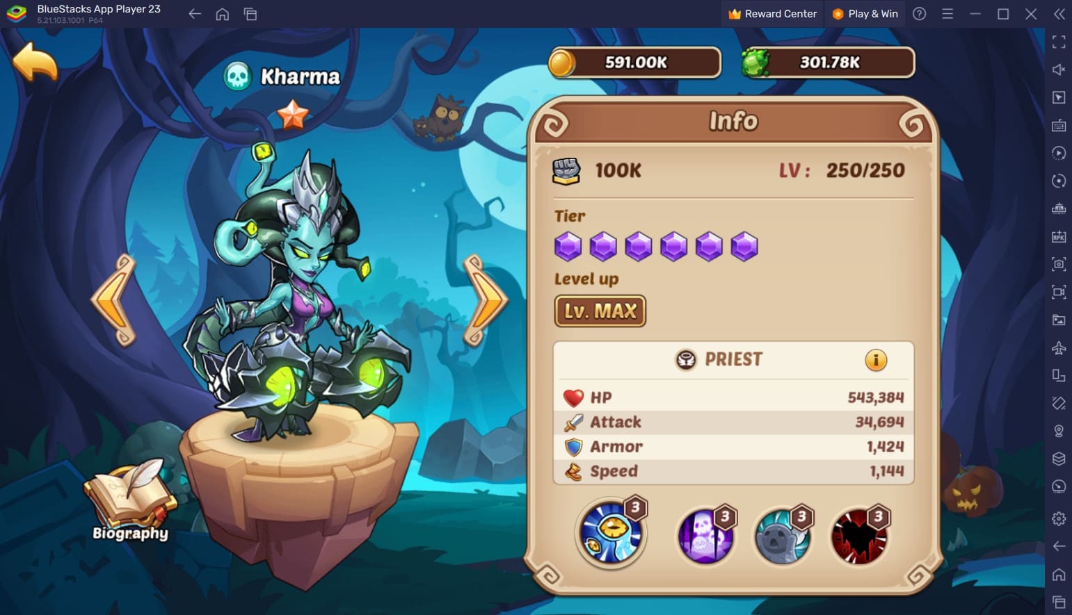 Idle Heroes - lista poziomów dla najsilniejszych bohaterów