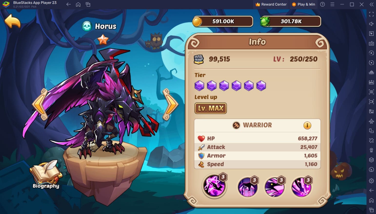 Idle Heroes - lista poziomów dla najsilniejszych bohaterów