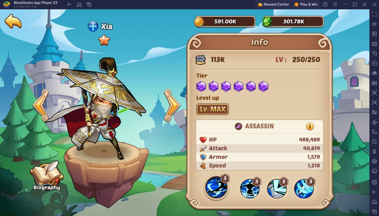 Idle Heroes - lista poziomów dla najsilniejszych bohaterów