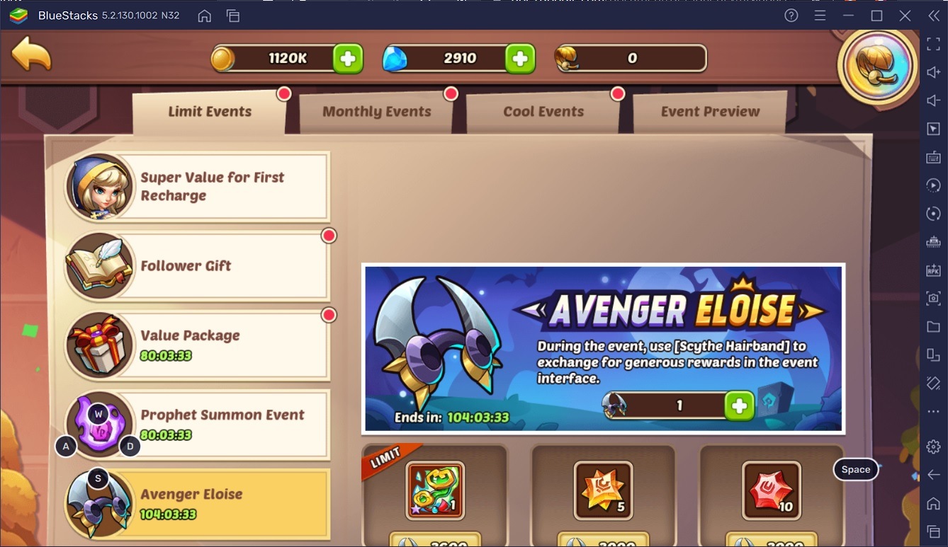 Idle Heroes: New Daily Rewards, Avenger Eloise Event and More