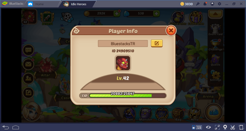 Idle Heroes على جهاز الكمبيوتر: كيفية رفع مستوى أبطالك بشكل أسرع