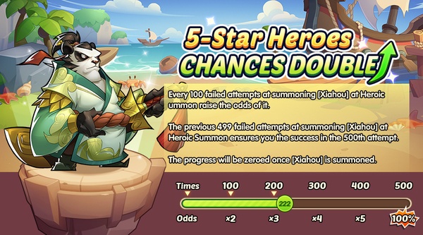 Idle Heroes October Update: New Hero Xiaohu, Happy Vacation Card, and More!