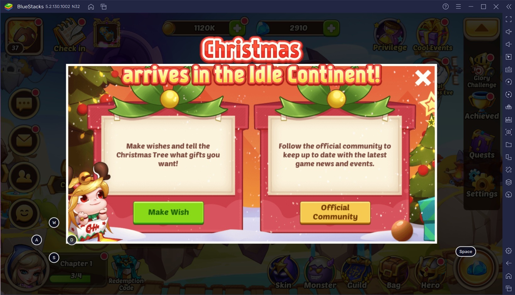 Idle Heroes Christmas Arrives in the Idle Continent! BlueStacks