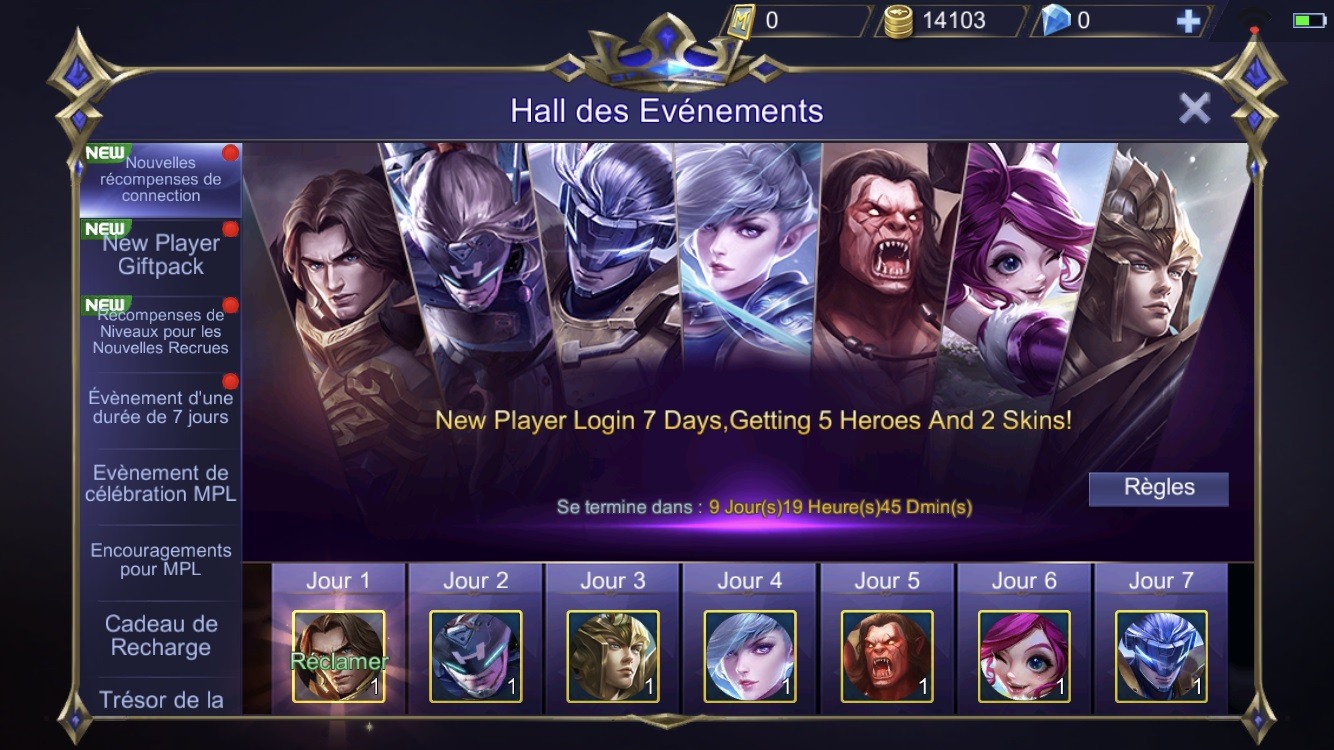 Mobile Legends Evenements Fr