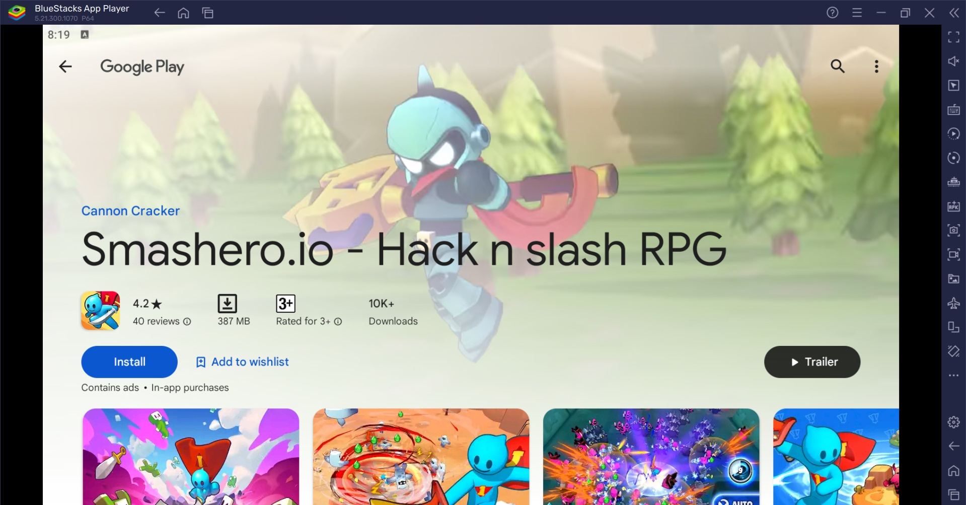 How to Play Smashero.io - Hack n slash RPG on PC with BlueStacks