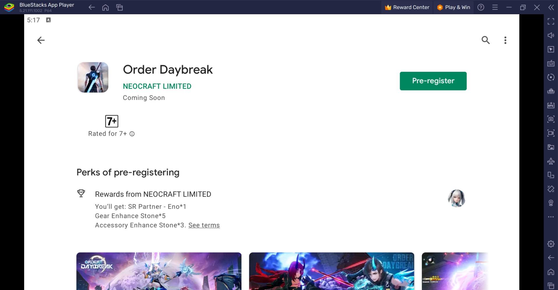 Come giocare a Order Daybreak su PC con BlueStacks