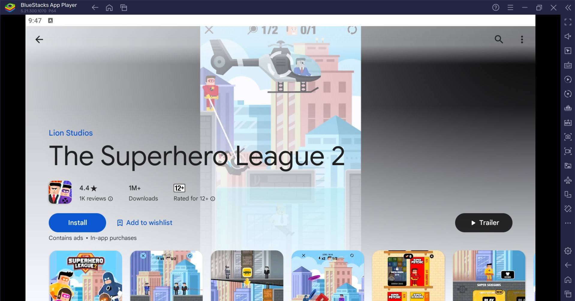 How to Play The Superhero League 2 on PC with BlueStacks