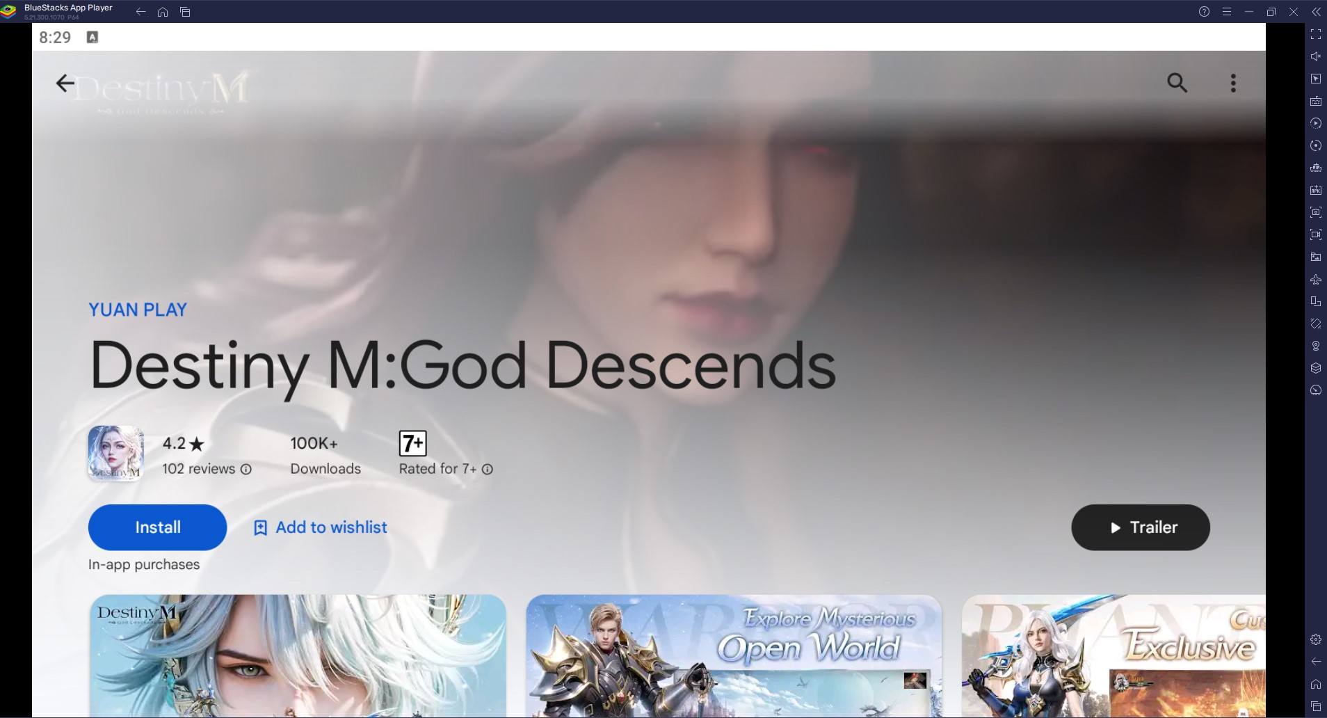 How to Play Destiny M:God Descends on PC with BlueStacks