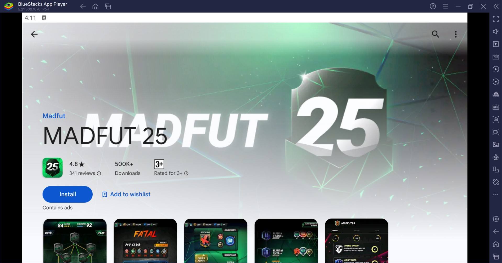 How to Play MADFUT 25 on PC with BlueStacks