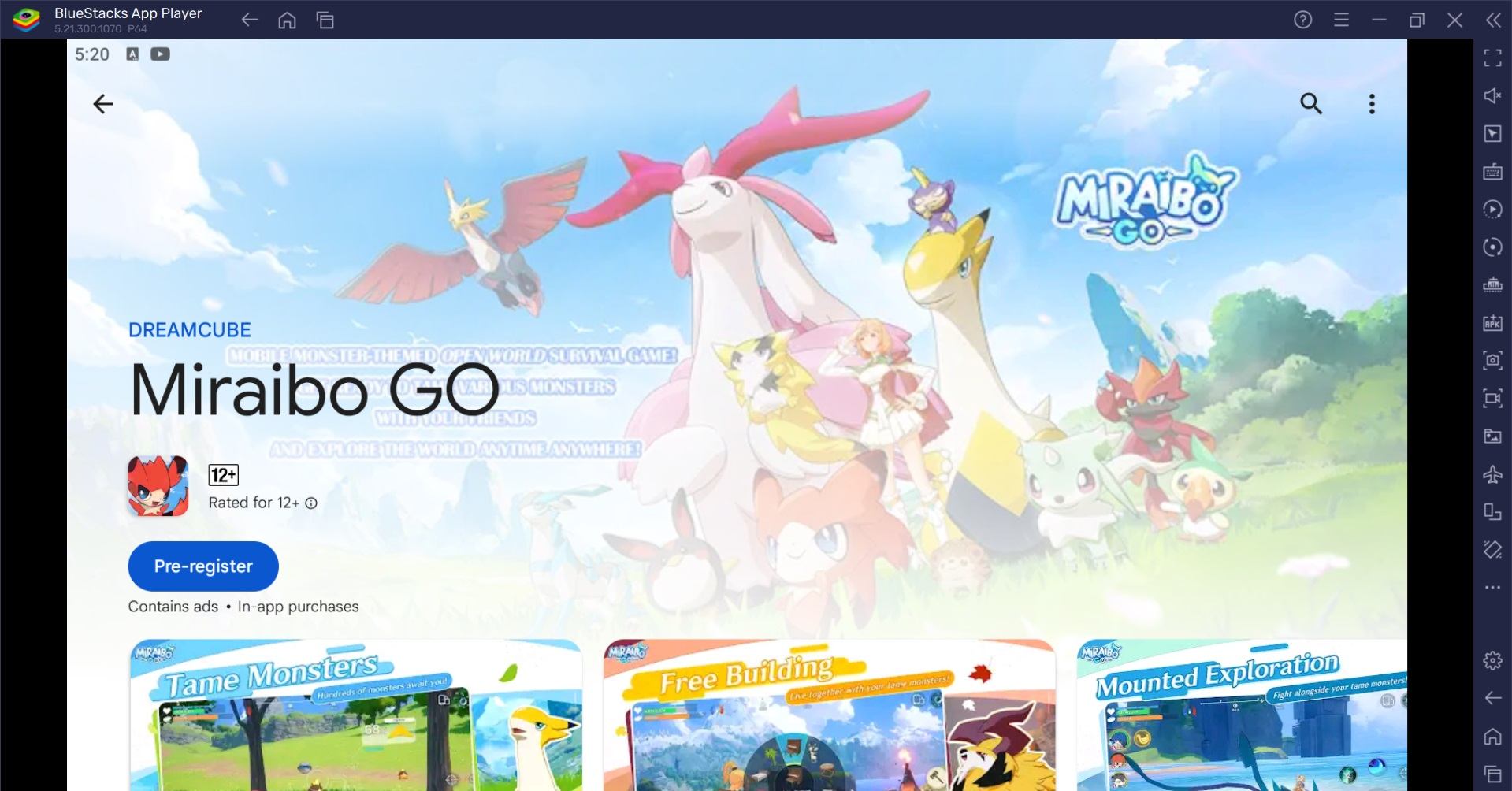 How to Play Miraibo GO on PC with BlueStacks